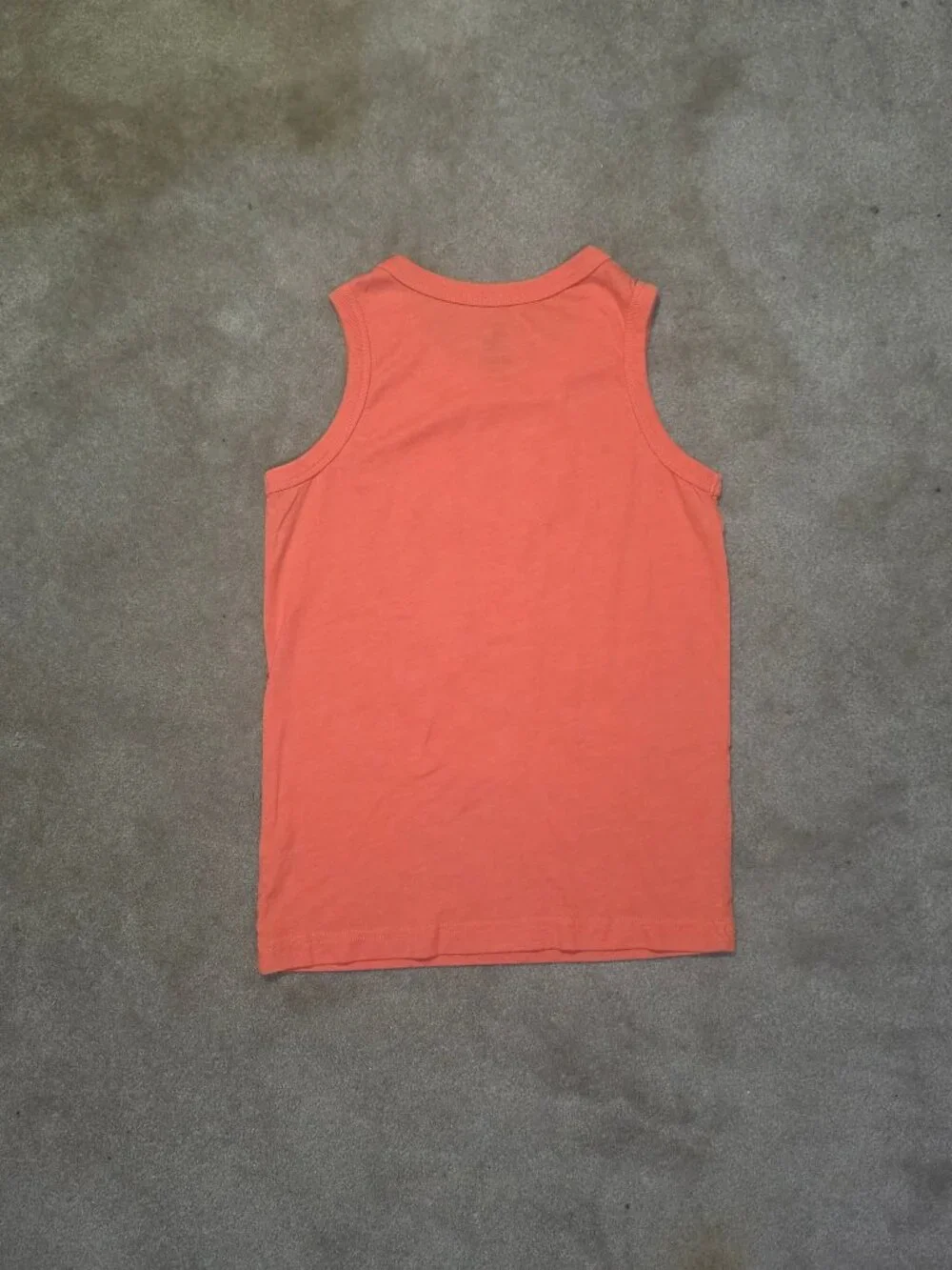 Kids Place Sport "The Boss" Orange Tank Top Sz Med 7/8 - Picture 4 of 9